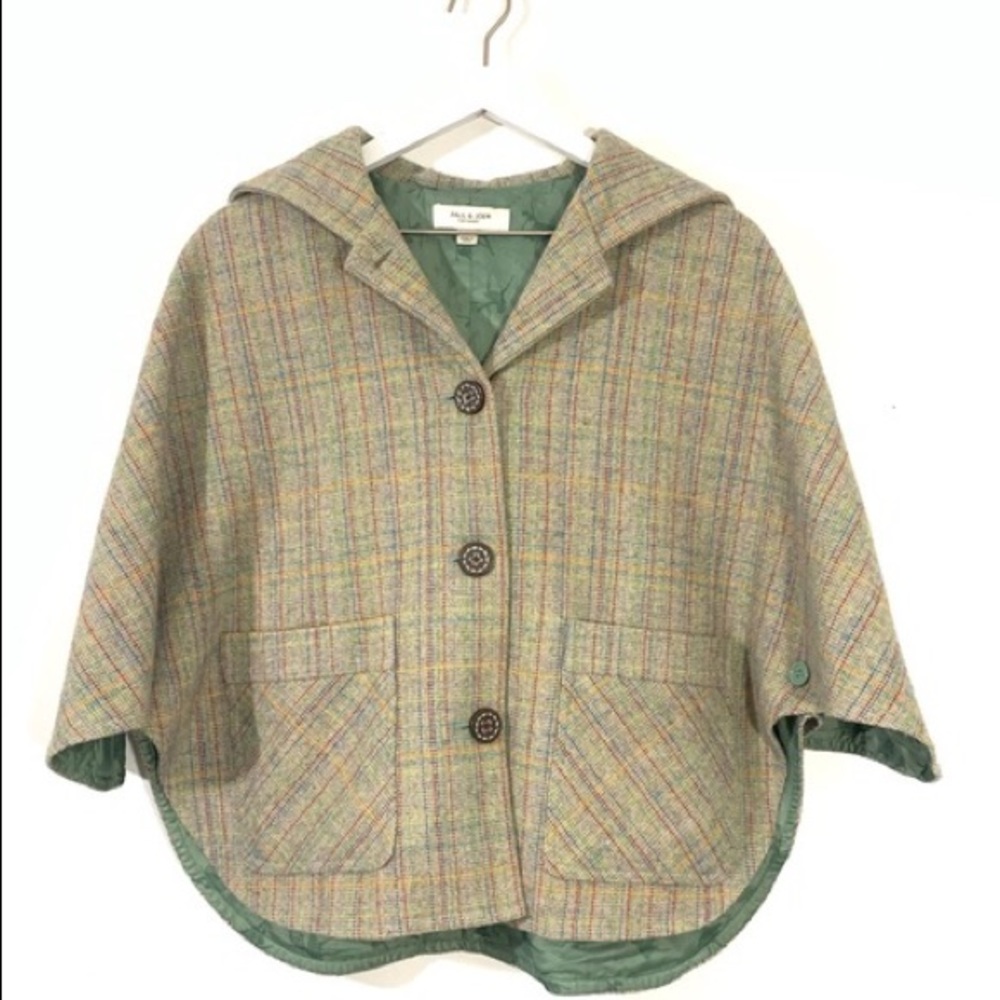Paul & Joe Multicoloured Wool-blend Cape